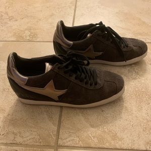 Ash black sneakers with star